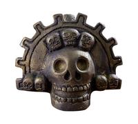 Fischietto della morte, fischietto antico, fischietto della morte a forma di teschio, fischietto messicano, fischietto cerimoniale, fischietto per morte, fischietto rituale
