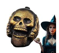 Fischietto della morte - Fischietto con teschio urlante, rumore per urlare e scheletro della morte, scherzo per bambini e adulti, forniture per feste all'aperto e attività di Halloween