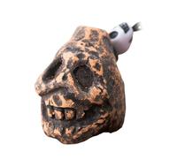 Fischietto della morte, fischietto della morte del grido umano, arte del teschio, suono agghiacciante, articolo da collezione unico, 3 x 3,9 x 4,5 cm, per l'atmosfera di