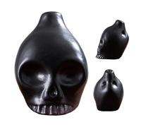 Fischietto della morte, scherzo con suono scoppiante, teschio chillona, decorazione curiosa per bambini e feste di Halloween