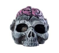 Fischietto Della Morte Testa Di Teschio Halloween | Strumento Avviso Scherzo con Design Cerebrale Spaventoso per Avventure all'Aperto Escursioni Notturne Casa Stregata