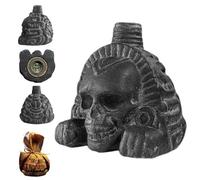 Fischietto della morte urlante, fischietti della morte più rumorosi che urlano, design retrò con teschio, pianto umano arricciante di sangue, per la creazione di un'atmosfera di Halloween