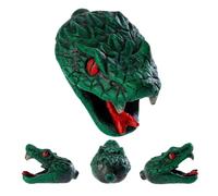 Fischietto di Halloween, creatore di rumore a forma di serpente, Fischietto realistico in resina per decorazioni spettrali, sfide labirinto infestato, impostazioni notturne di paura interna