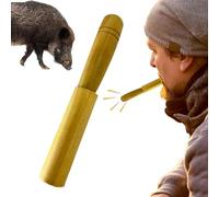 Fischietto di maiale per caccia, dispositivo di chiamata sonora imitazione della fauna selvatica per cinghiali, cervi, predatori, animali selvatici, fischietto portatile in legno per donne, uomini
