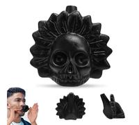 Fischietto di morte azteco, Aztec Death Whistle, pipa di guerra azteca urlante Death Whistle,Aztec Skull Whistle,pipa di guerra azteca urlante