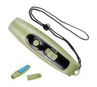 Fischietto elettronico per allenatore, regolabile, 3 diversi gadget per whistling portatile multiuso - Outdoor Sports Safety Whistle USB ricaricabile con cordino e luce per arbitrato