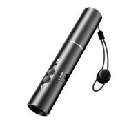 Fischietto elettronico ricaricabile con 2 livelli sonori e torcia integrata, dispositivo di allarme portatile con batteria da 500 mAh, strumento di sicurezza ad alto volume, per uso esterno