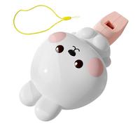 Fischietto giocattolo per bambini | Materiale ABS resistente | produttore di suoni a forma di animale e accessorio per cordino per collo | Giocattolo educativo per il gioco di apprendimento