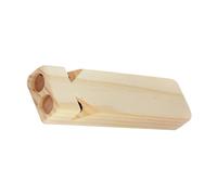 Fischietto in Legno per Bambini, Giocattolo Rumoroso Beige
