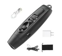 Fischietto manuale, fischietto elettronico | fischietto multiple-upose autoctonabile regolabile 3 gadget forte diverso - Fischietto USB ricaricabile con cordino e cordino
