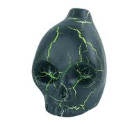 Fischietto mortale, fischietto da guerra antica, fischietto stravagante di Halloween, fischietto forte in ceramica, fischietto in acciaio inossidabile, facile da usare, portatile, adatto per mostre