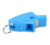 Fischietto per Arbitri Dolphin, Suono Nitido, Durevole, Portatile, per Competizioni, Allenatori, Allenamento, Plastica, Confezione da 2 (Blue)