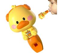 Fischietto per bambini, 10 x 5 x 4,5 cm, in ABS, set musicale per bambini, set di suoni dei cartoni animati, per regali di feste, aule, giochi all'aperto, regali prescolari, divertimento