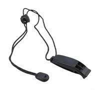 Fischietto per immersioni subacquee a doppio tubo, 120 dB, colore: nero