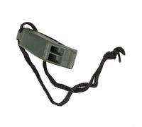Fischietto per immersioni subacquee a doppio tubo, 120 dB, forte (verde)