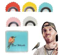 Fischietto Per Uccelli - 5 Fischietti Per La Lingua Divertenti E Magici Per Il Richiamo Degli Uccellî | Giocattoli Sicuri Per Uccellî Di Carta Per Bambini E Adulti - Rumorii Magici Che Twittano Per Fe