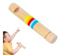 Fischietto Scorrevole In Legno Fipple - Strumento Musicale Push-pull Per Bambini, Giocattolo Per L'apprendimento Precoce Per La Scuola Materna, Flauto In Legno Artigianale Per Ritmo, Coordinazione Ed