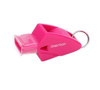 Fischietto Sportivo da Competizione Suono Chiaro Leggero e Robusto con Cordino per Arbitri Allenatori Insegnanti (Rosa Rossa)