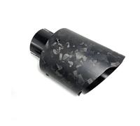 Fischietto Tubo Scarico 1 Pz. Terminali Di Scarico Per Auto Singoli In Acciaio Inossidabile Tubo Scarico In Fibra Carbonio Forgiato Opaco Turbocompressore(ID 48mm-OD 114mm)