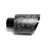 Fischietto Tubo Scarico 1 Pz. Terminali Di Scarico Per Auto Singoli In Acciaio Inossidabile Tubo Scarico In Fibra Carbonio Forgiato Opaco Turbocompressore(ID 70mm-OD 89mm)