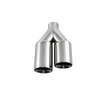 Fischietto Tubo Scarico 1 Tubo Di Scarico Per Auto In Acciaio Inossidabile Da 51 Mm 60 Mm Terminale Scarico Con Taglio Dritto Da 3 Pollici Turbocompressore(EM20111c-Right)