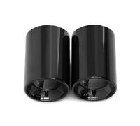 Fischietto Tubo Scarico Per BMW X1 F48 2016-2021 Terminale Scarico Per Auto In Acciaio Inossidabile Decorazione Silenziatore Di Scarico 2 Pezzi/lotto Turbocompressore(Nero)