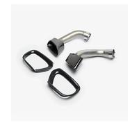 Fischietto Tubo Scarico Per BMW X5 E70 2008-2013 Terminale Di Scarico In Acciaio Inox 304 Terminale Scarico Per Auto 1 Paio Terminali Scarico Turbocompressore(Nero)