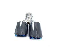 Fischietto Tubo Scarico Per La Serie 3 W222 E70 1 Paio Di Terminali Di Scarico Universali Doppi Blu Per Auto Modifica Auto Turbocompressore(ID 57mm-OD 89mm)