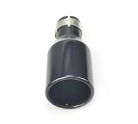 Fischietto Tubo Scarico Per VW 1 Pezzo Terminale Di Scarico Universale In Acciaio Inossidabile Per Auto Copertura Tubo Scarico(In51mmout101mm)
