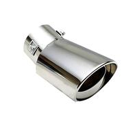 Fischietto Tubo Scarico Per VW Per GOLF 7 Per Golf 6 MK6 Terminale Di Scarico Universale Per Auto Rotondo In Acciaio Inossidabile Copertura Tubo Scarico(Bend)