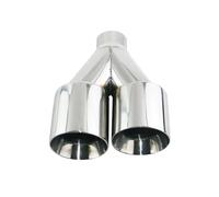 Fischietto Tubo Scarico Terminale Di Scarico Universale Modificato Y Da 2,5 Pollici A 4 Pollici In Acciaio Inossidabile Accessorio Per Auto Turbocompressore(EM20111e-R)