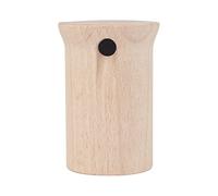 Fischietto Uccelli Rotondo in Legno Beige, Giocattolo Educativo | Suono Imitazione Canto, Volume e Ritmo Regolabili, Finitura Semplice, per Uso All'aperto
