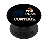 Fischietto ufficiale per arbitro di rugby, con fischietto e orgoglio di rugby PopSockets PopGrip Adesivo