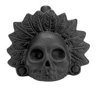 Fischio con cranio forte terrificante umano che suonava antico fischio di morte, nera tradizionale da collezione per i regali di Halloween e a tema