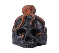 Fischio della Morte - 7,2x9,3x7,4 cm Strumento per Scherzi di Halloween per Autodifesa, Design di Polpo con di Teschio, Creatore di Suoni Urlanti Realistici | Attrezzatura da campeggio all'apert