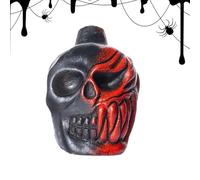 Fischio della Morte Atzeco per Halloween | Produce l'Urlo più Forte e dal Suono Umano | Fischietto a Teschio Autentico come Oggetto di Scena per Feste, Cosplay & Giorno dei Morti (in Resina Robusta)