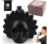 Fischio Della Morte Azteco, Aztec Death Whistle Emette Suoni Simili a Vere Urla Umane Fortissime, Fischietto Della Morte Azteco da Urlo Più Forte a Oltre 125 Decibel, Regali per Collezionisti (A)