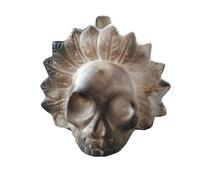 Fischio Della Morte Azteco, Fischio Urlante Molto Forte, Ocarina a Doppia Camera, Decorazione di Halloween(H)
