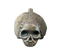 Fischio Della Morte Azteco, Fischio Urlante Molto Forte, Ocarina a Doppia Camera, Decorazione di Halloween(D)