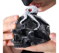 Fischio della morte del teschio: strumento di sopravvivenza del di polpo rumoroso | Fischietto sonoro portatile per campeggio, escursionismo, meditazione, feste di Halloween, oggetti di scena ci