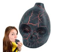 Fischio della morte, Fischio urlante,Fischietto spaventoso con teschio portatile - Fischio della morte urlante Fischio spaventoso e inquietante Fischio forte del teschio per Halloween