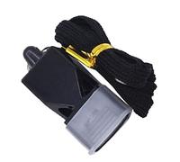 Fischio di Emergenza, Fischietto di Sopravvivenza all'aperto ABS Leggero, Prestazioni Affidabili per il Basket (BLACK)