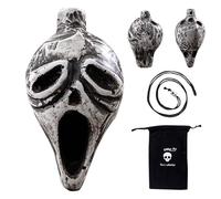 FISCHIO DI MORTE | Aztec Skull Horror Sound | Fischietto Urlante Rumoroso Per Halloween | Fischietti Tribali Da Collezione Con Urla Simili A, Decorazioni Per Feste Spaventose E Orrore Retrò
