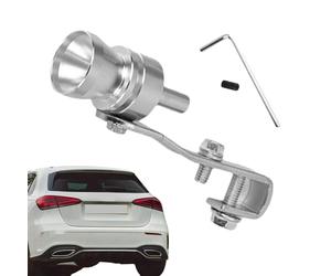 Fischio Turbo per auto - Ottimizzatore del suono di scarico per auto e moto | Fischio per tubo marmitta a turbina per effetto forte Universals Turbo Sound Maker, accessorio per fischio di scar