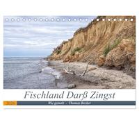 Fischland Darß Zingst - wie gemalt (Tischkalender 2026 DIN A5 quer), CALVENDO Monatskalender: Die faszinierende Halbinsel Fischland Darß Zingst