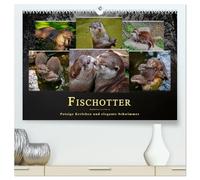 Fischotter - putzige Kerlchen und elegante Schwimmer (hochwertiger Premium Wandkalender 2026 DIN A2 quer), Kunstdruck in Hochglanz: Der Fischotter ist ... das possierliche Tier einfach nur knuddeln.