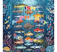 Fish Alphabet Coloring Book: A to Z Underwater Adventures
