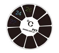 Fish Aquarium Thermometers - Stick On Aquarium Thermometers Strip | Aquariume Temperature Measurement, Fish Tank Thermostat, Accurate Reading Temperature Sensor for Fishe Axolotl Turtle