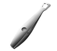 Fish Bone Tweezers, Kitchen Deboning Tool, 5.2x0.8 Inches Multifunctional Stainless Steel Flat Clip Bones Remover, Cooking Tweezer Aid for Salmon, Bass, Trout, Catfish, Meat, Food Prep