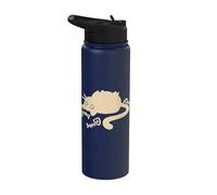 Fish Bones - Gatto pigro paffuto Tomcat anni '90 Y2K Stainless Steel Insulated Water Bottle
